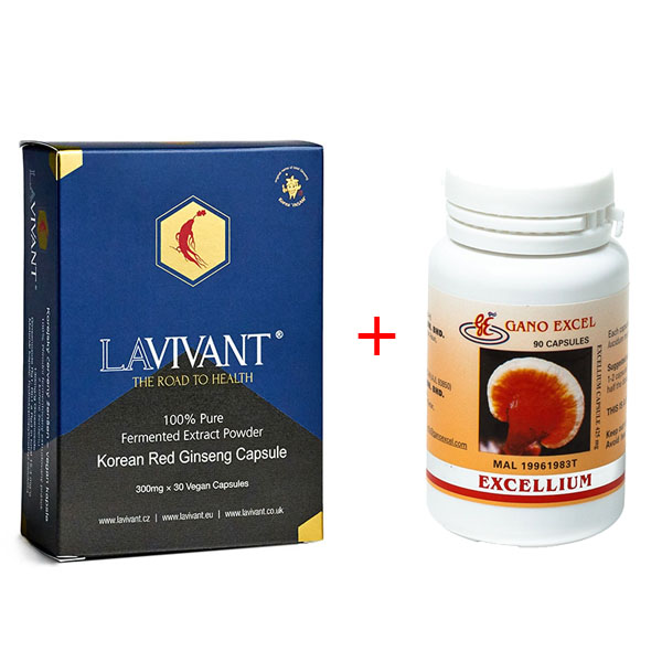 Ginseng rosu pur coreean + Excellium Ginseng rosu pur coreean + Excellium