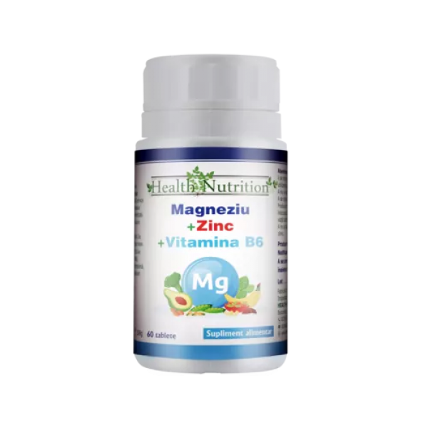 Magneziu +Zinc si Vitamina +B6, 60 tablete