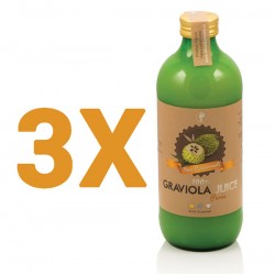 Promo 3 x Graviola Suc/piuree 100%